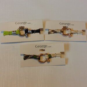 Nautical Paracord Bracelet Lot of 3 BNIP